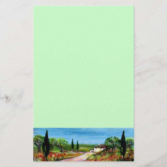 TUSKANISCHE LANDSCHAFT 4 BRIEFPAPIER (Vorderseite)