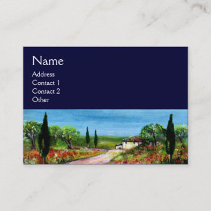 TUSKANISCHE LANDSCHAFT 4 VISITENKARTE