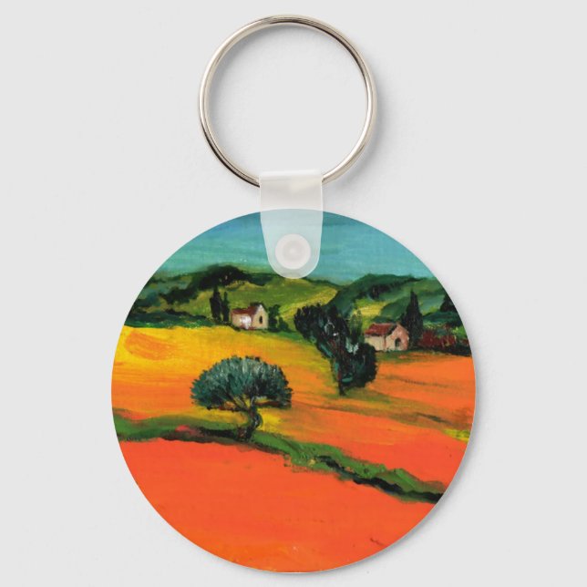 TUSKANISCHE LANDSCHAFT, Detail Schlüsselanhänger (Vorderseite)