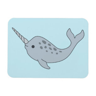 Tusked Narwhal Magnet