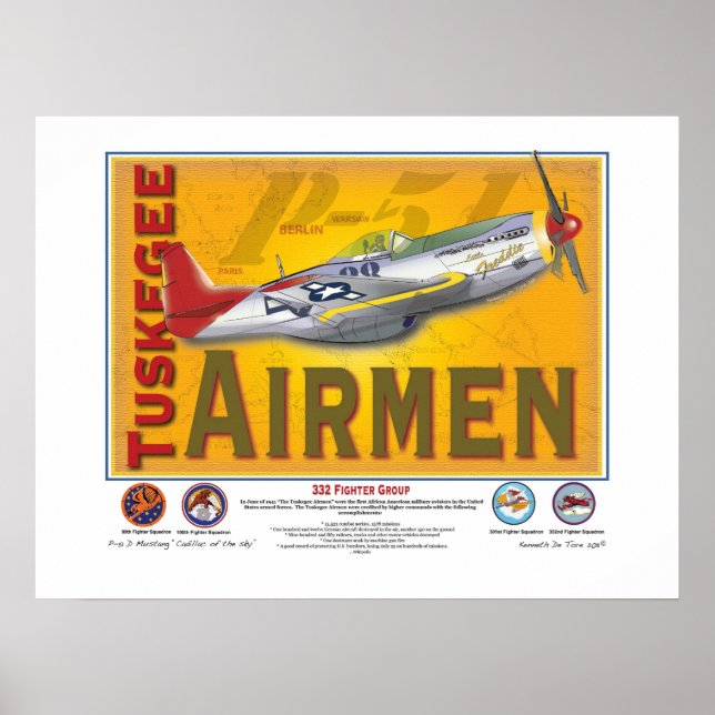 Tuskegee Airman Poster (Vorne)