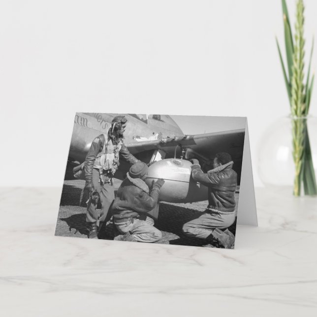 Tuskegee Airmen, 1945 Karte (Vorderseite)