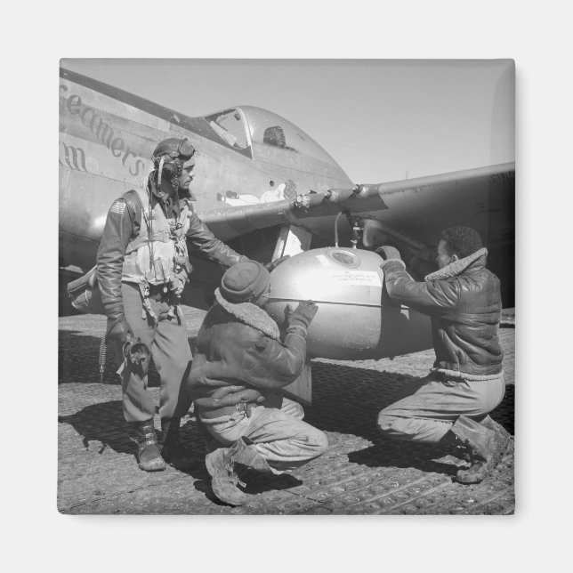 Tuskegee Airmen, 1945 Magnet (Vorne)