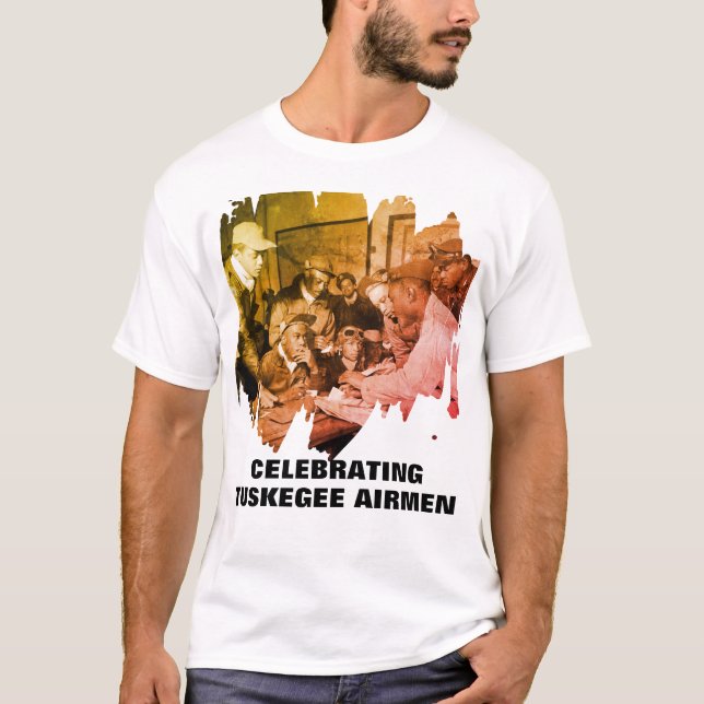 TUSKEGEE AIRMEN Afrikanische Helden T-Shirt (Vorderseite)