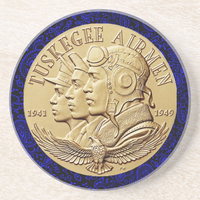 TUSKEGEE AIRMEN COIN GETRÄNKEUNTERSETZER (Vorne)