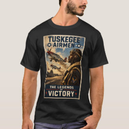 Tuskegee Airmen "Legenden des Sieges" Tribut T-Shirt