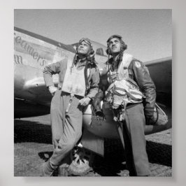 Tuskegee Airmen — Zweiter Weltkrieg Poster