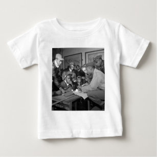 Tuskegee Flieger-332. Kämpfer-Gruppen-Piloten Baby T-shirt