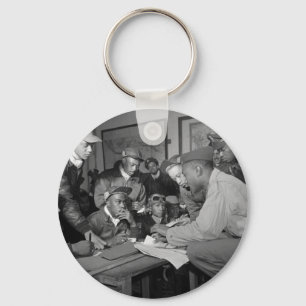 Tuskegee Flieger-332. Kämpfer-Gruppen-Piloten Schlüsselanhänger