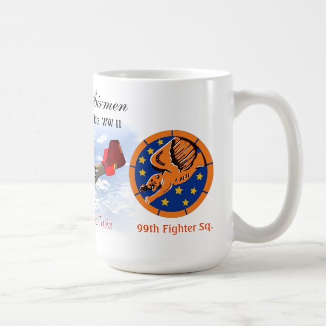 Tuskegee Flieger - P-51C Piloten Kaffeetasse (Rechts)