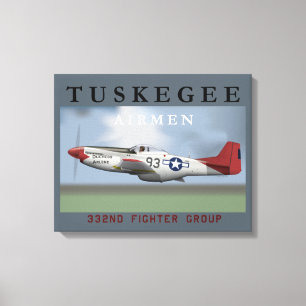Tuskegee Flieger-Plakat Leinwanddruck
