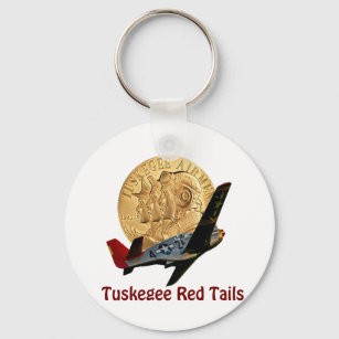 Tuskegee Red Schwanz Schlüsselanhänger