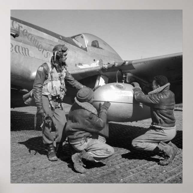 Tuskegee Tlow: 1945 Poster (Vorne)