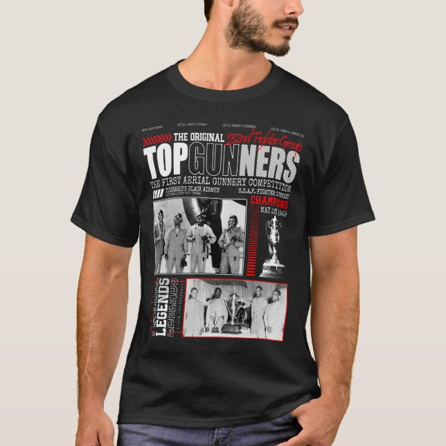 Tuskegees Original Top Gunners Black Airmen 332. (Vorderseite)