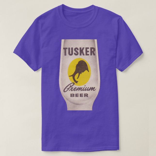 Tusker Premium Beer Retro Defunktional Breweriana T-Shirt (Design vorne)