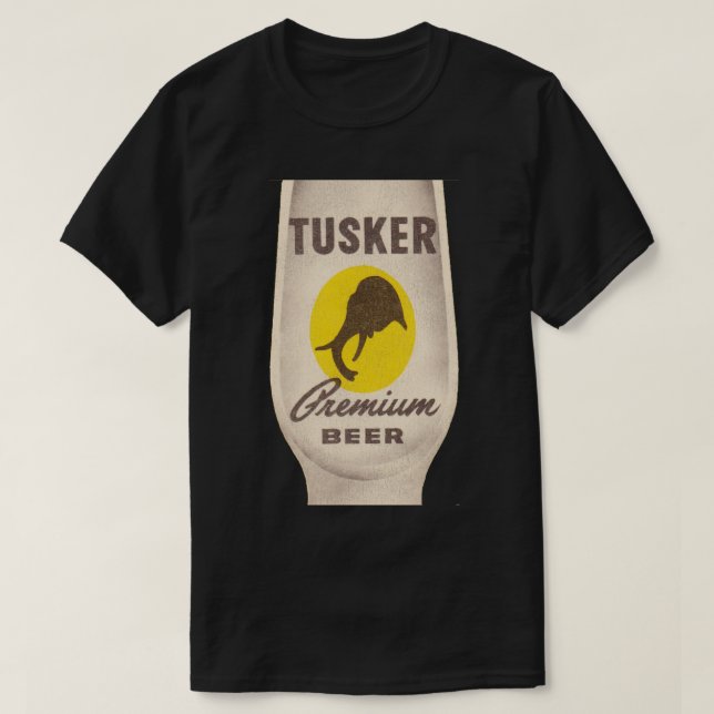 Tusker Premium Beer Retro Defunktional Breweriana T-Shirt (Design vorne)