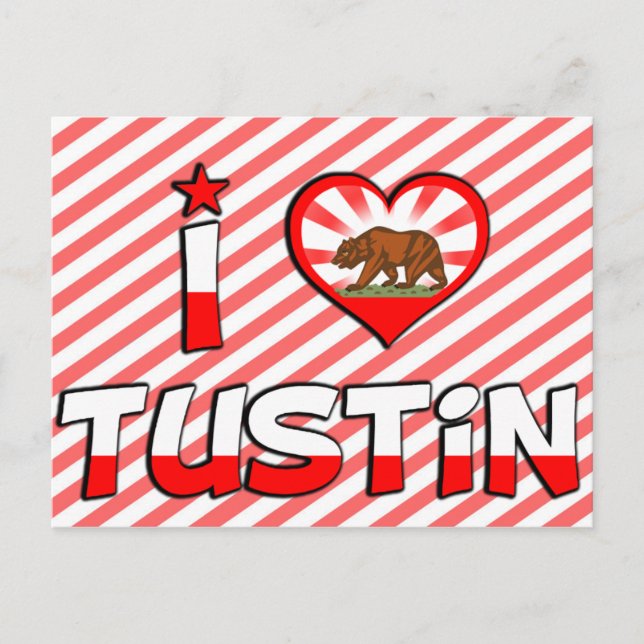 Tustin, CA Postkarte (Vorderseite)