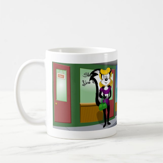 Tut dies… Stinktier-Tasse Tasse (Links)