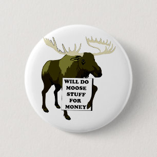 Tut Elch-Material für Geld Button