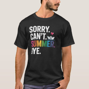 Tut mir leid, dass der Lehrer am letzten Schultag T-Shirt