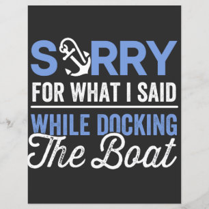 Tut mir leid für das, was ich beim Docken des Boot