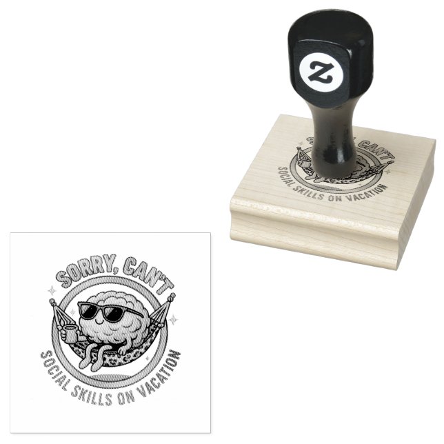 Tut mir leid. gummistempel (Stempel)