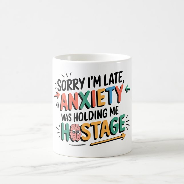 Tut mir leid, ich bin zu spät kaffeetasse (Mittel)