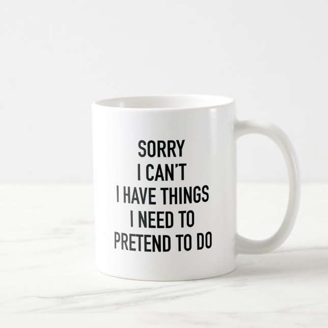 Tut mir leid, ich kann es nicht kaffeetasse (Rechts)