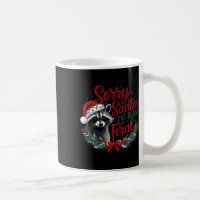 Tut mir leid, Santa Ich war Feral Funny Raccoon Ch