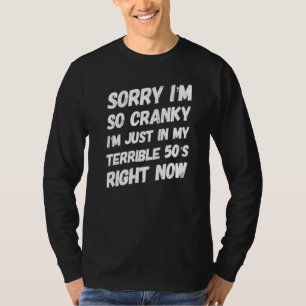 Tut mir leid, wenn ich unsicher bin, bin ich in me T-Shirt