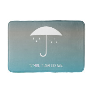 Tut-tut, es sieht aus wie Regen Bath Mat Badematte