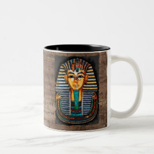 TUTANKHAMEN Antike ägyptische Pharao-Tasse Zweifarbige Tasse