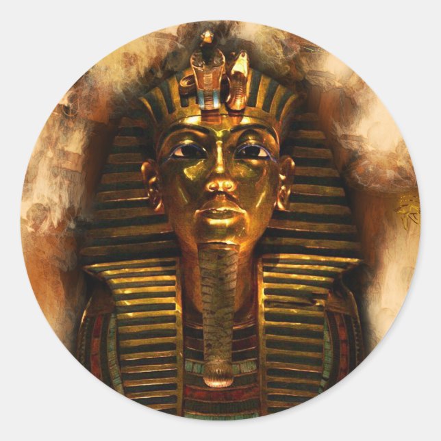 TUTANKHAMEN Antike ägyptische Pharaoh Stickers (Vorderseite)