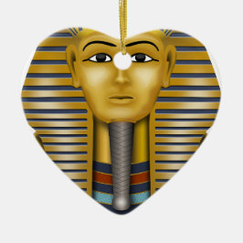 Tutankhamun Ägyptische Maske Keramikornament