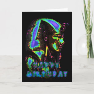 TUTANKHAMUN BIRTHDAY CARD Faltkarte Karte