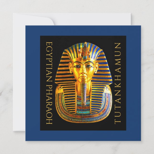 TUTANKHAMUN Discovery Centennial Feiertagskarte (Vorderseite)