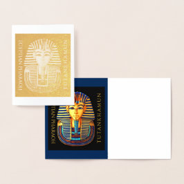 TUTANKHAMUN Discovery Centennial Note Card Folienkarte