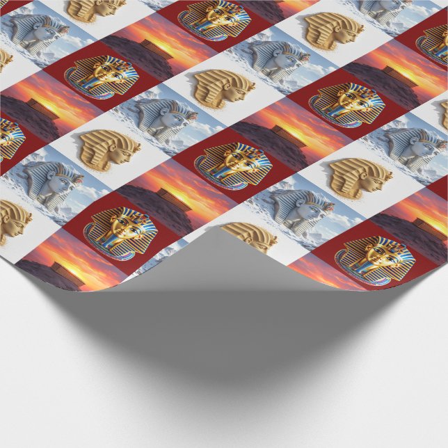 Tutankhamun Geschenkpapier (Ecke)