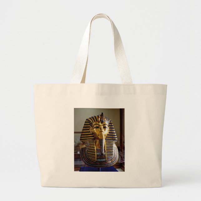 Tutankhamun - Gesichtsmaske Jumbo Stoffbeutel (Vorne)