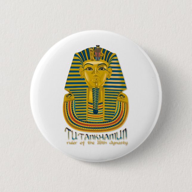 Tutankhamun Mama, der alte König Tut von Ägypten Button (Vorderseite)