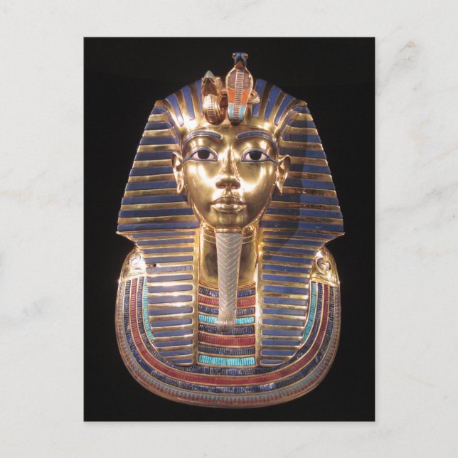 Tutankhamun Postkarte (Vorderseite)