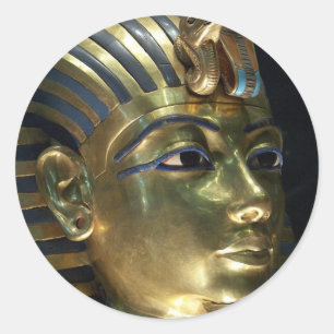 Tutankhamun Runder Aufkleber