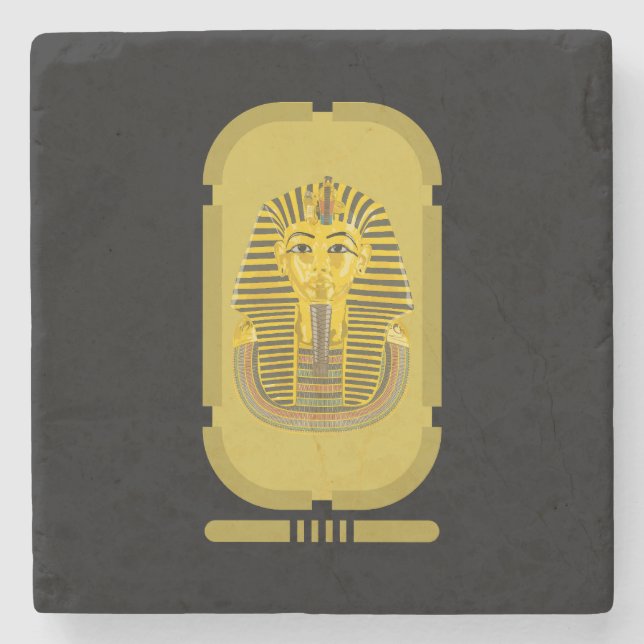 Tutankhamun Stone Untersetzer (Vorderseite)