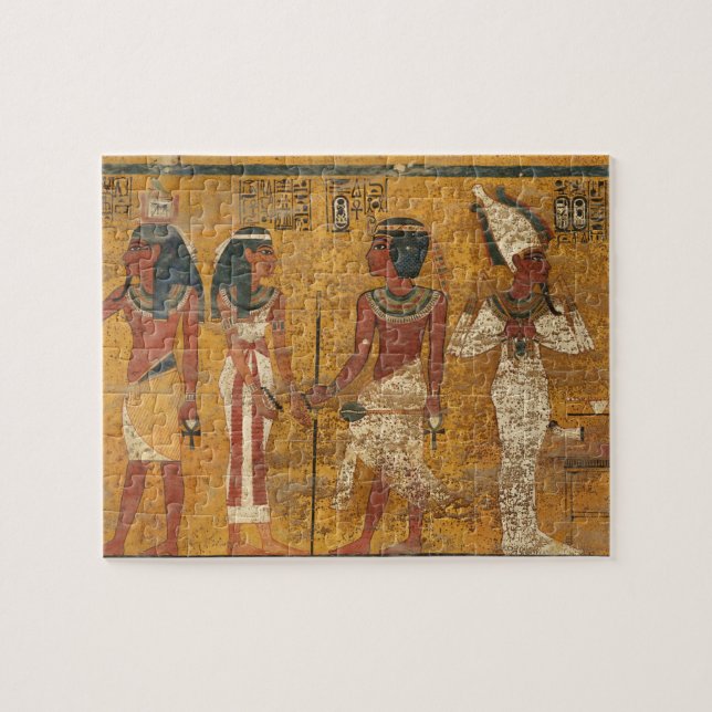 Tutankhamun Tomb, Nordwand der ägyptischen Geschic Puzzle (Horizontal)