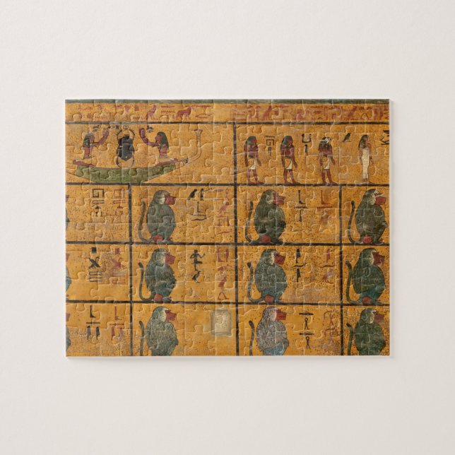 Tutankhamun Tomb, Westmauer der ägyptischen Geschi Puzzle (Horizontal)