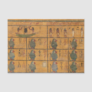 Tutankhamun Tomb, Westmauer der ägyptischen Geschi Seidenpapier