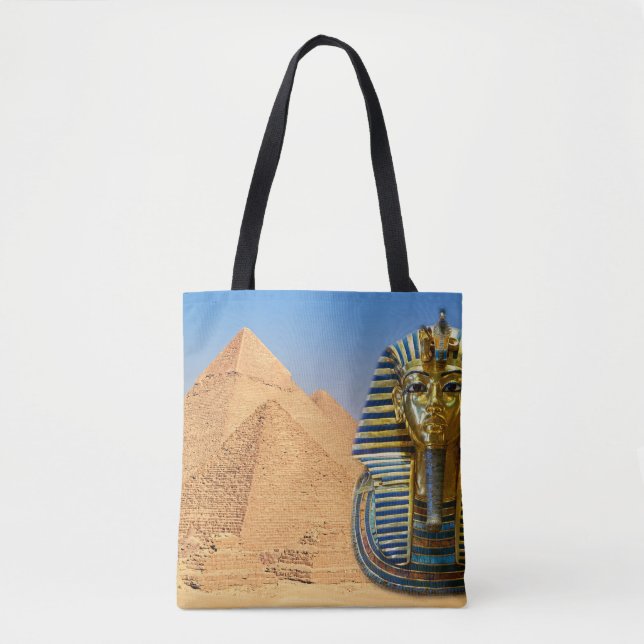 Tutankhamun und Pyramiden (Vorderseite)