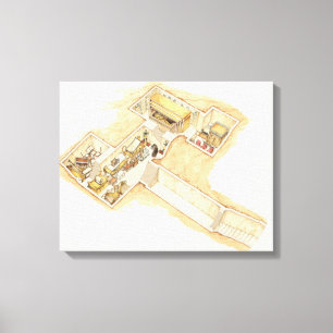 Tutankhamun's Grab Leinwanddruck