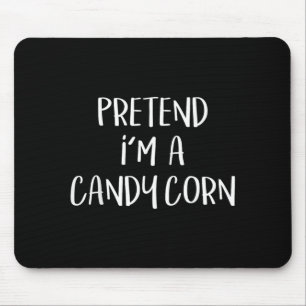 Tüte einen Halloween-Kostüm-Party-Spaß Candy Corn Mousepad