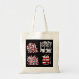 Tüte für True Crime Fanatiker Tragetasche